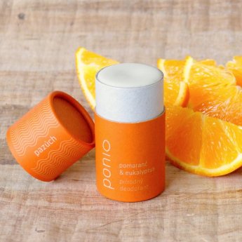 Tuhý přírodní deodorant Pomeranč a eukalyptus 