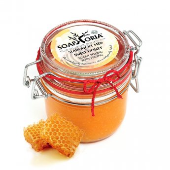 Přírodní peeling Slaďoučký med