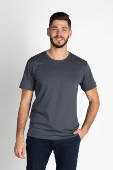 Pánské bavlněné tričko CITY ZEN šedé